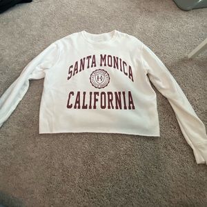 Hollister Santa Monica crop sweater